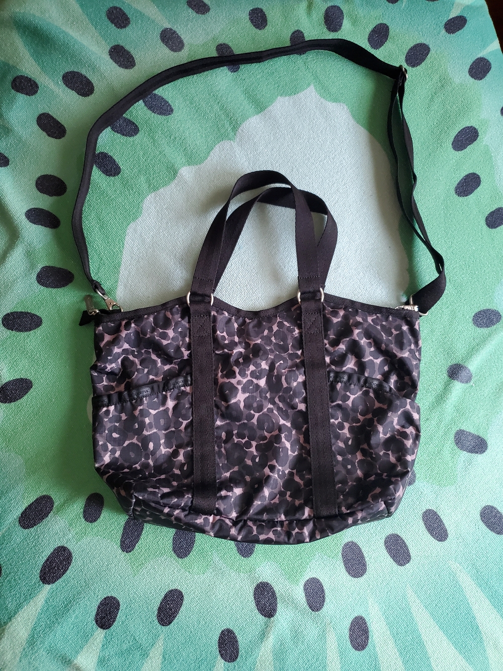 LeSportsace Leopard Print Tote Bag
